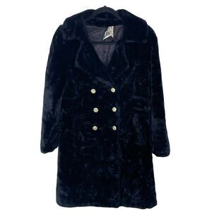 Vintage HIGBEE's Borgazia Faux Fur Coat  sz. 8 - 10 #AI